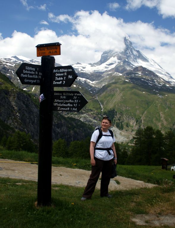 We decide to walk the final bit back to Zermatt - a modest 2,000 foot descent.